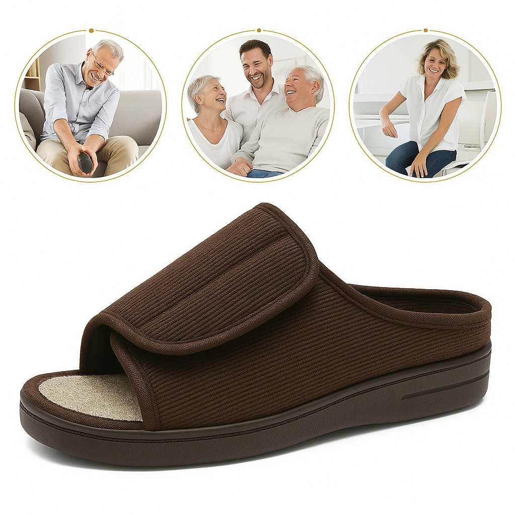 Pantoufles de confort orthopédiques